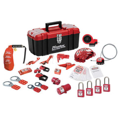 Portable Lockout Kits; Type: Electrical Lockout Kit; Container Type: Tool Box; Number of Padlocks Included: 4; Key Type: Keyed Alike