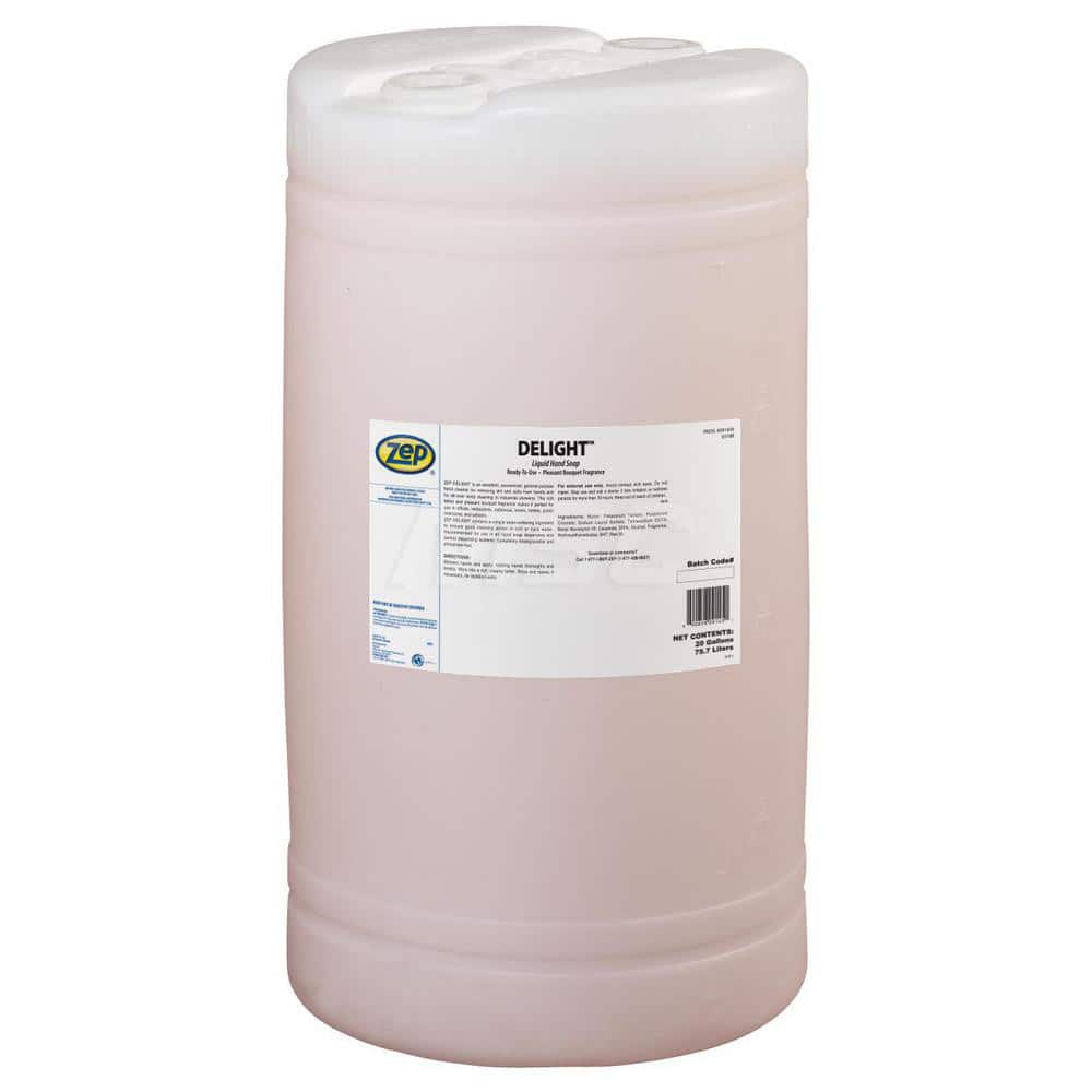 Hand Cleaner: 20 gal Drum Liquid, Pink & Orange, Floral Scent