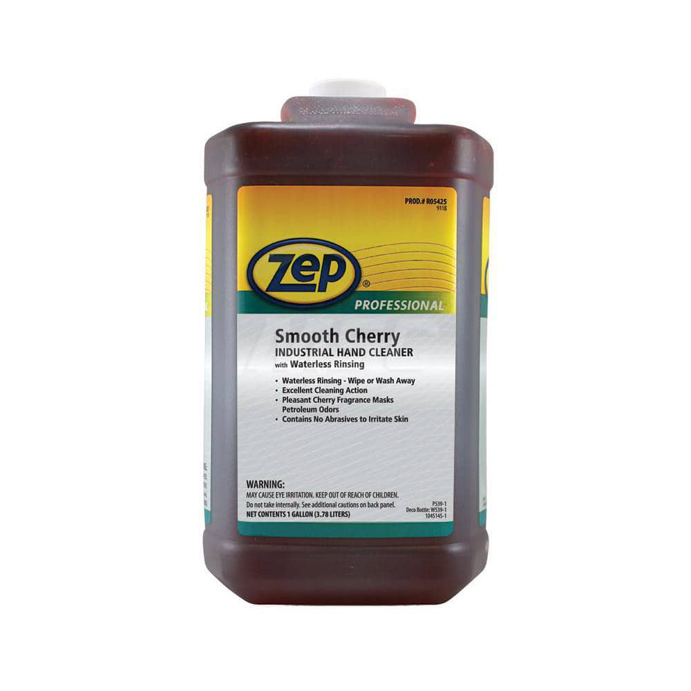 Hand Cleaner: 1 gal Bottle Liquid, Red, Cherry Scent