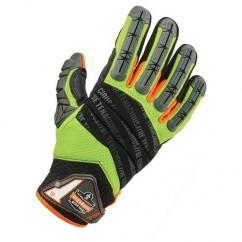 924 M LIME HYBRID DORSAL GLOVES - Strong Tooling