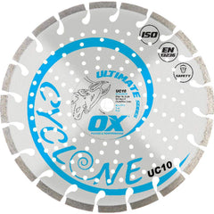 Wet & Dry Cut Saw Blade: 12″ Dia, 1″ Arbor Hole Use on Concrete, Standard Arbor