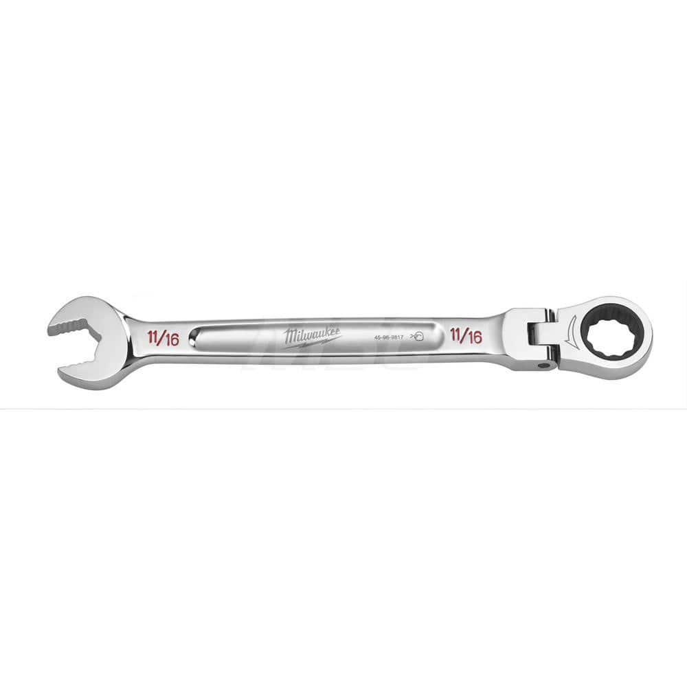 Combination Wrench: Chrome Vanadium Steel, Chrome-Plated