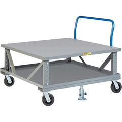 Little Giant - 3,600 Lb Capacity Steel Adjustable Pallet Stand - 48" High - Strong Tooling