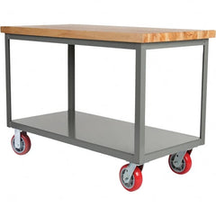 Little Giant - Mobile Work Benches Type: Butcher Block Top Length: 30 (Inch) - Strong Tooling