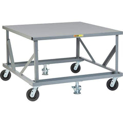 Little Giant - 3,600 Lb Capacity Steel Adjustable Pallet Stand - 30" High - Strong Tooling