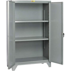 Little Giant - 2 Shelf Storage Cabinet - Steel, 48" Wide x 26" Deep x 78" High - Strong Tooling