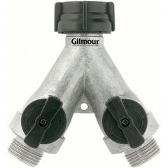 Gilmour - Garden Hose Fittings & Repair Kits Type: Shut-Off Valve Connector Type: Male; Female - Strong Tooling