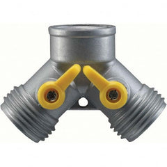 Nelson - Garden Hose Fittings & Repair Kits Type: Shut-Off Valve Connector Type: Male; Female - Strong Tooling