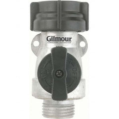 Gilmour - Garden Hose Fittings & Repair Kits Type: Shut-Off Valve Connector Type: Male; Female - Strong Tooling