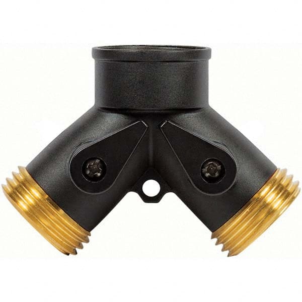 Gilmour - Garden Hose Fittings & Repair Kits Type: Shut-Off Valve Connector Type: Male; Female - Strong Tooling