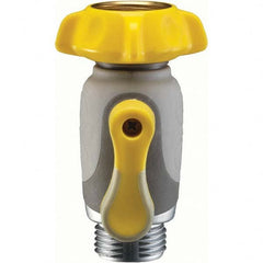 Nelson - Garden Hose Fittings & Repair Kits Type: Shut-Off Valve Connector Type: Female; Male - Strong Tooling