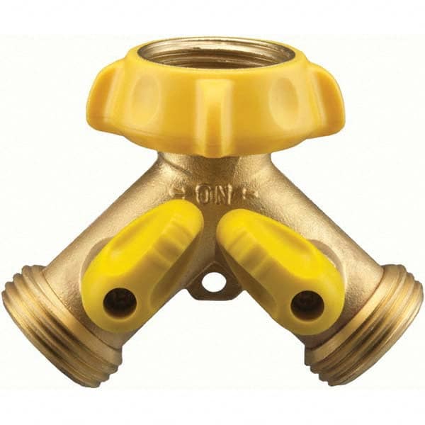 Nelson - Garden Hose Fittings & Repair Kits Type: Shut-Off Valve Connector Type: Male; Female - Strong Tooling