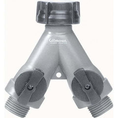 Gilmour - Garden Hose Fittings & Repair Kits Type: Shut-Off Valve Connector Type: Male; Female - Strong Tooling