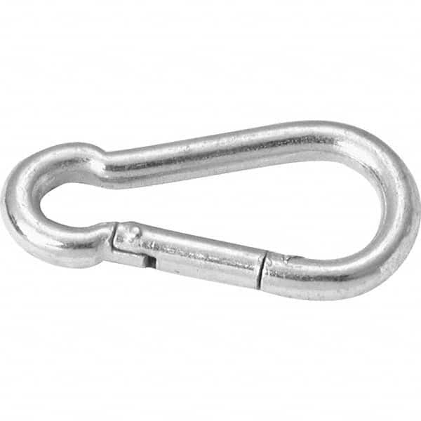 Campbell - Snaps; Type: Snap Link ; Overall Length (Inch): 5.4800 ; Size (Inch): 1 ; Snap Opening (Inch): 0.8700 ; Material: Steel ; Finish/Coating: Zinc Plated - Exact Industrial Supply