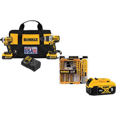 DeWALT - Cordless Tool Combination Kits Voltage: 20 Tools: Hammerdrill & Impact Driver - Strong Tooling