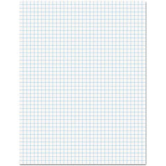 Top Pad: 50 Sheets, Quadrille Ruled, White Paper, Glue Binding White Cover