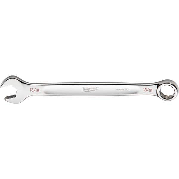 Milwaukee Tool - Combination Wrenches; Type: Combination Wrench ; Tool Type: SAE ; Size (Inch): 13/16 ; Number of Points: 12 ; Finish/Coating: Steel ; Material: Steel - Exact Industrial Supply