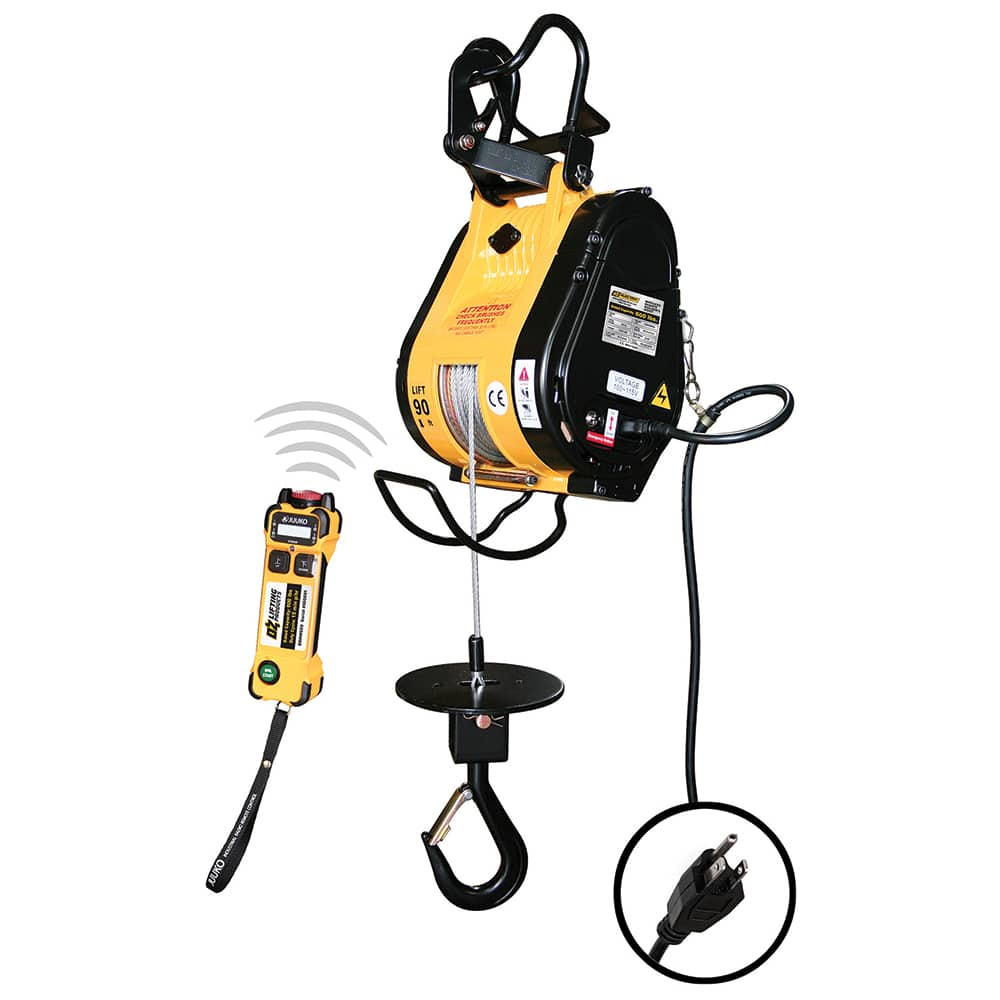 OZ Lifting Products - Electric Hoists Type: Electric Hoist Load Capacity (Lb.): 600.000 - Strong Tooling