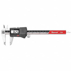 Starrett - 0 to 6" Range, 0.01mm Resolution, Electronic Caliper - Strong Tooling