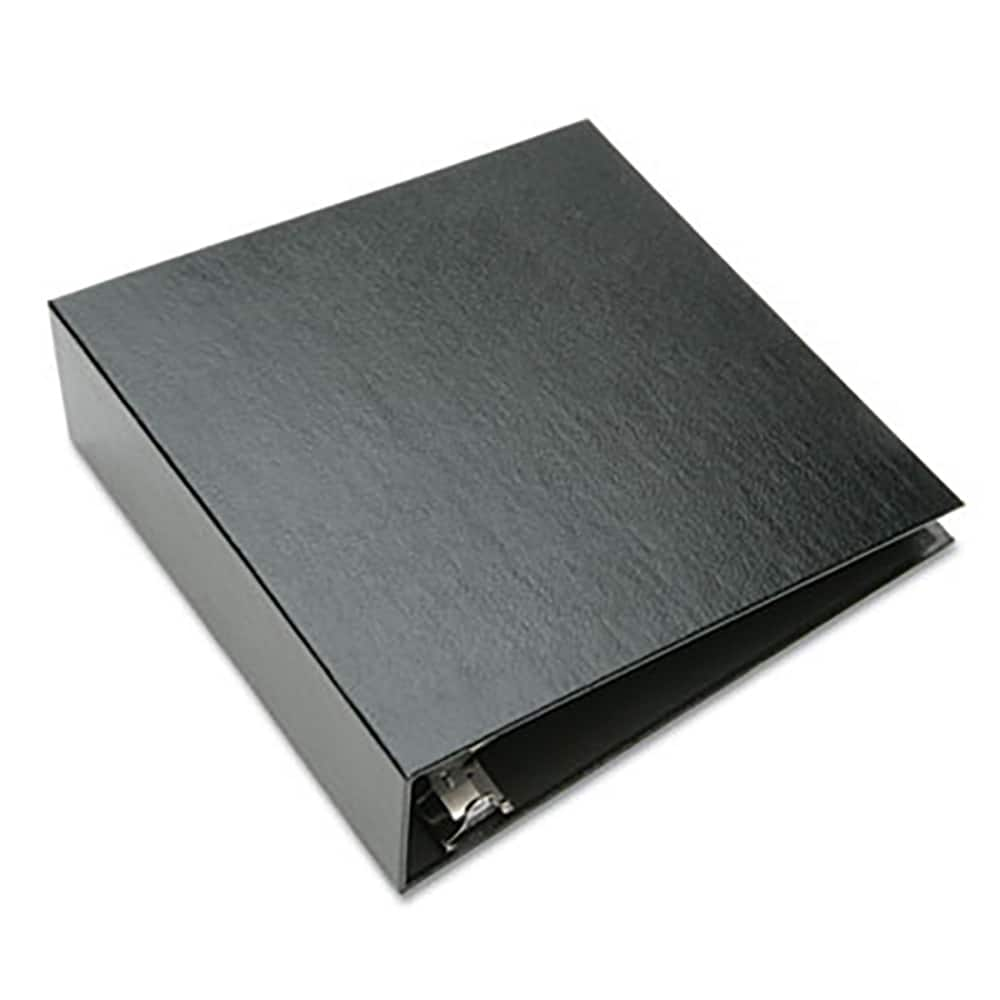 Ability One - Ring Binders; Binder Type: 3 Hole Binder ; Capacity: 3" ; Color: Black ; Material: Vinyl ; Size: 8-1/2 x 11 - Exact Industrial Supply