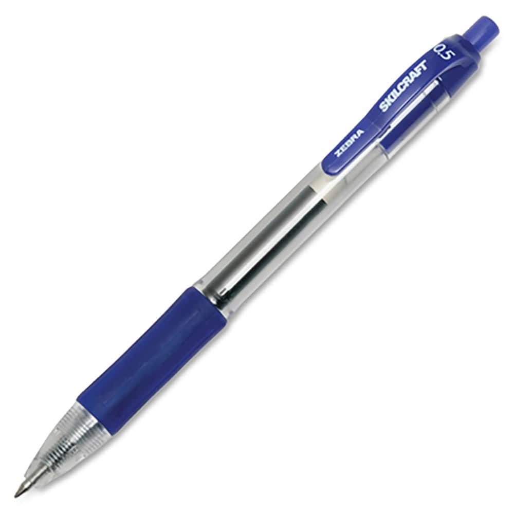 Ability One - Pens & Pencils; Type: Retractable Pen ; Color: Blue ; Tip Type: Fine - Exact Industrial Supply