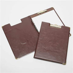 Ability One - Portfolios, Report Covers & Pocket Binders; Three Hole Report Cover Type: Pad Folio ; Width (Inch): 8-1/2 ; Length (Inch): 11 ; Color: Burgundy - Exact Industrial Supply