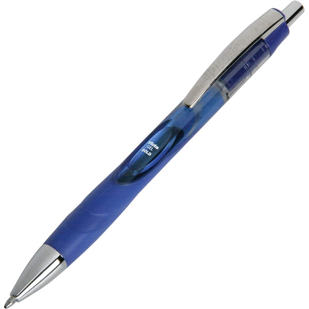 Ability One - Pens & Pencils; Type: Gel Pen ; Color: Blue ; Tip Type: 1.0MM - Exact Industrial Supply