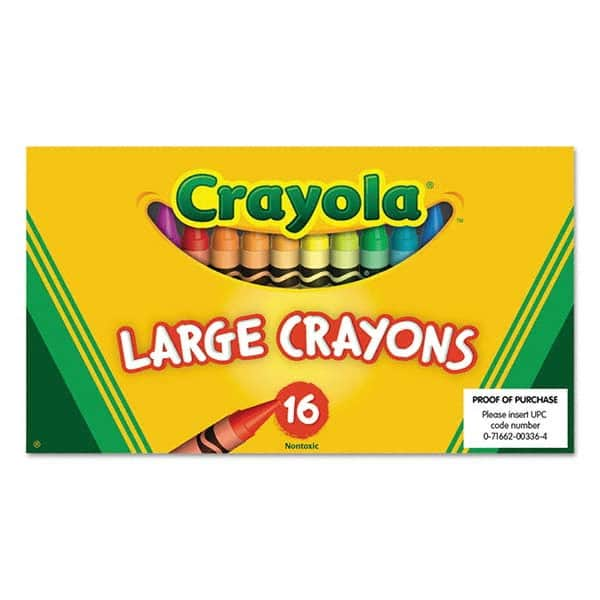 Crayola - Markers & Paintsticks Type: All Purpose Wax Crayon Color: Assorted - Strong Tooling