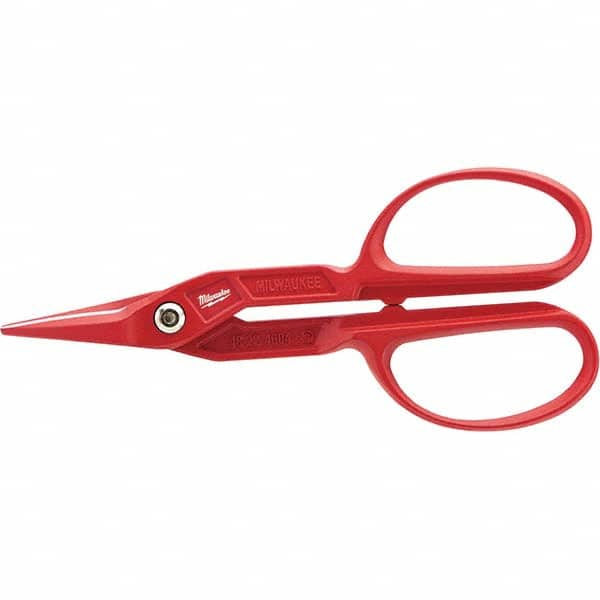 Milwaukee Tool - Snips Snip Type: Tinner's Snip Cut Direction: Straight - Strong Tooling