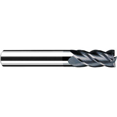 Fraisa - 1/4, 1/2" LOC, 1/4" Shank Diam, 2-1/4" OAL, 4 Flute Solid Carbide Square End Mill - Strong Tooling