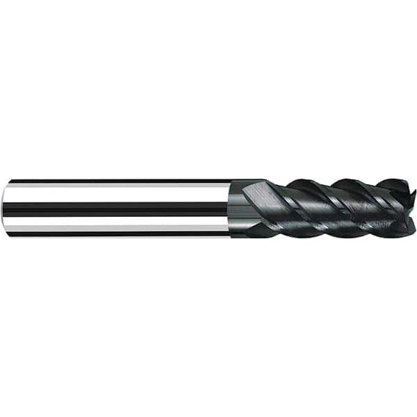 Fraisa - 3/8, 1" LOC, 3/8" Shank Diam, 3" OAL, 4 Flute Solid Carbide Square End Mill - Strong Tooling