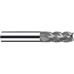 Fraisa - 5/16, 3/4" LOC, 3/8" Shank Diam, 2-1/2" OAL, 4 Flute Solid Carbide Square End Mill - Strong Tooling