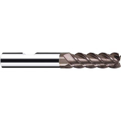 Fraisa - 1, 3" LOC, 1" Shank Diam, 6" OAL, 4 Flute Solid Carbide Square End Mill - Strong Tooling