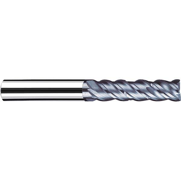 Fraisa - 1/2, 1-1/2" LOC, 1/2" Shank Diam, 3-3/4" OAL, 4 Flute Solid Carbide Square End Mill - Strong Tooling