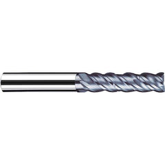 Fraisa - 3/8, 1-1/8" LOC, 3/8" Shank Diam, 3" OAL, 4 Flute Solid Carbide Square End Mill - Strong Tooling