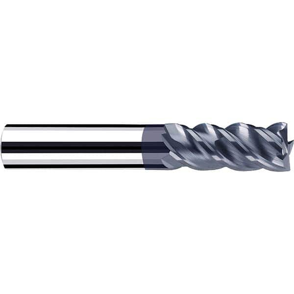 Fraisa - 3/8, 3/4" LOC, 3/8" Shank Diam, 2-3/4" OAL, 4 Flute Solid Carbide Square End Mill - Strong Tooling