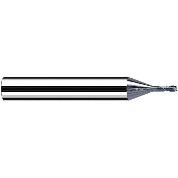 Fraisa - 0.6mm, 6mm LOC, 57mm OAL, 2 Flute Solid Carbide Square End Mill - Strong Tooling