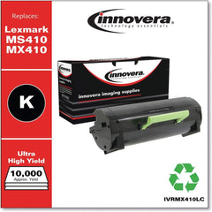 innovera - Office Machine Supplies & Accessories; For Use With: Lexmark? MS410D, MS410DN, MS415DN, MS510DN, MS610DE, MS610DN, MS610DTE, MS610DTN, MX310DN, MX410DE, MX510DE, MX510DTE, MX511DE, MX511DHE, MX511DTE, MX610DE, MX611DE, MX611DFE, MX611DHE, MX61 - Exact Industrial Supply