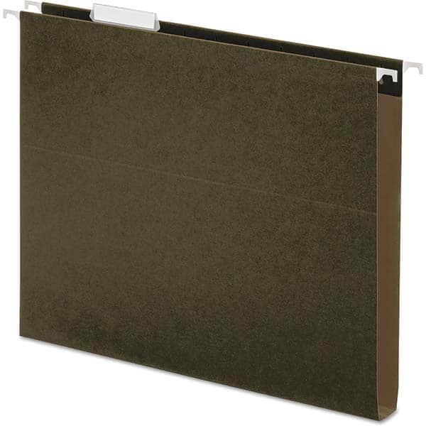 UNIVERSAL - File Folders, Expansion Folders & Hanging Files Folder/File Type: Hanging File Folders with Box Bottom Color: Green - Strong Tooling