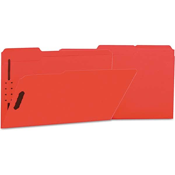 UNIVERSAL - File Folders, Expansion Folders & Hanging Files Folder/File Type: File Folders with Top Tab Color: Red - Strong Tooling