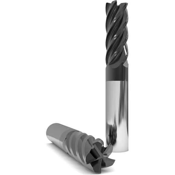 GWS - 1" Diam 5 Flute Solid Carbide 0.12" Corner Radius End Mill - Strong Tooling