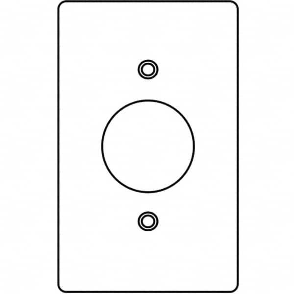 Hubbell Killark - Wall Plates Wall Plate Type: Outlet Wall Plates Color: Gray - Strong Tooling