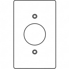 Hubbell Killark - Wall Plates Wall Plate Type: Outlet Wall Plates Color: Gray - Strong Tooling