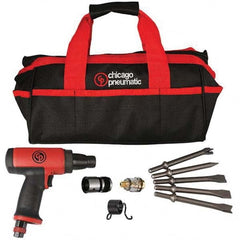 Chicago Pneumatic - 3,500 BPM, 2.64" Long Stroke, Air Chipping Hammer - Strong Tooling