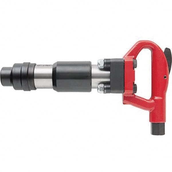 Chicago Pneumatic - 2,150 BPM, 1-1/8" Long Stroke, Air Chipping Hammer - Strong Tooling