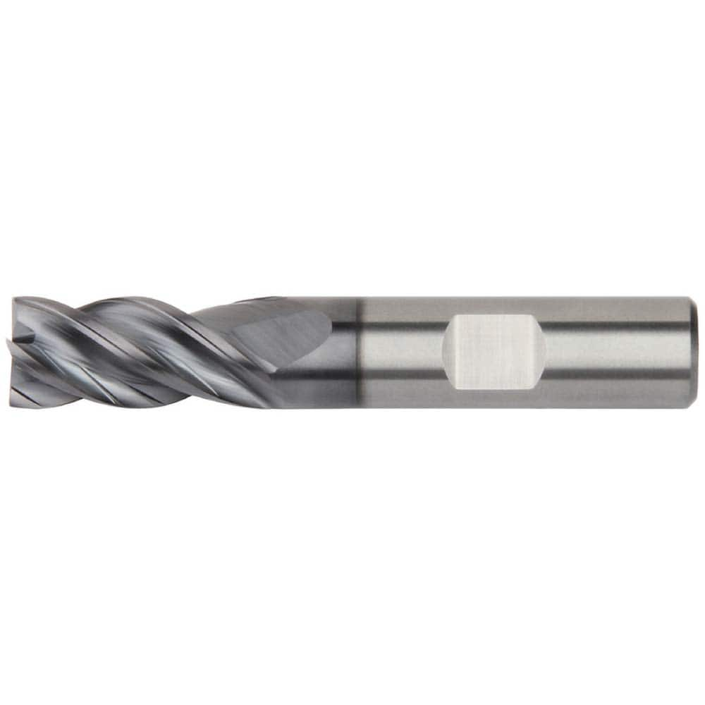 Kennametal - 3/8", 1-1/2" LOC, 3/8" Shank Diam, 4" OAL, 4 Flute, Solid Carbide Square End Mill - Strong Tooling