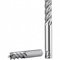 Kennametal - 1", 3" LOC, 1" Shank Diam, 5-1/2" OAL, 5 Flute, Solid Carbide Square End Mill - Strong Tooling