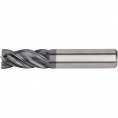 Kennametal - 20mm Diam 4 Flute Solid Carbide 0.5mm Chamfer Width Corner Chamfer End Mill - Strong Tooling