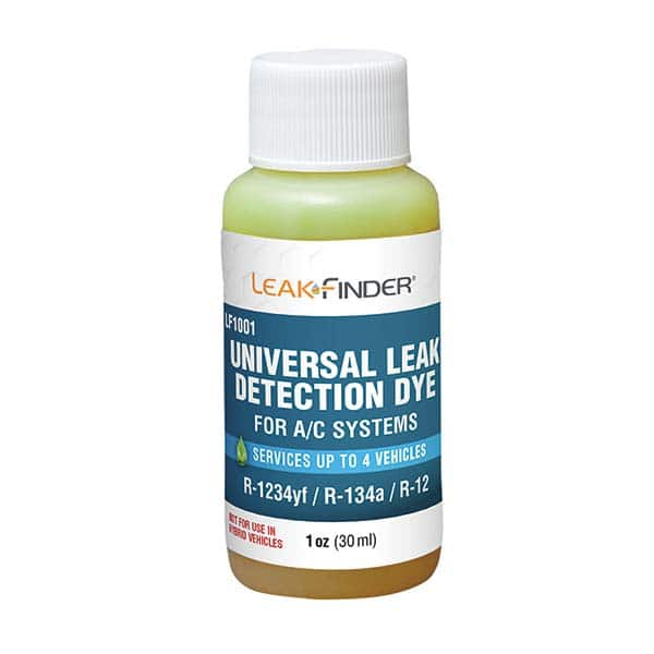 Leak Finder - Automotive Leak Detection Dyes Applications: Refrigeration Container Size: 1 oz. - Strong Tooling