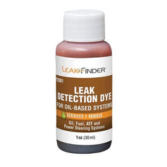 Leak Finder - Automotive Leak Detection Dyes Applications: Engine Oil; Transmission Fluid; Fuel Container Size: 1 oz. - Strong Tooling